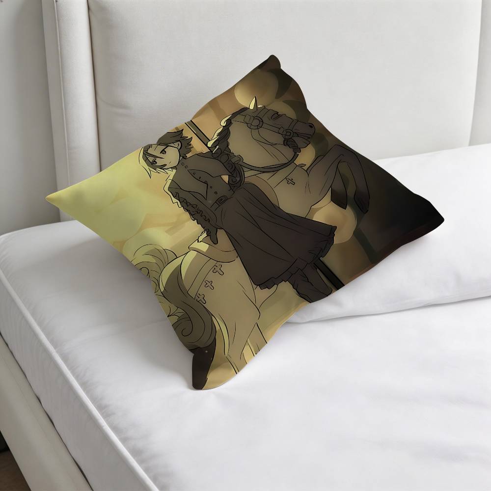 Cool SHTDN Game Square Pillow Cover Decorative Throw Pillow Case for Sofa Couch Bed Home Car Living Room Decoration