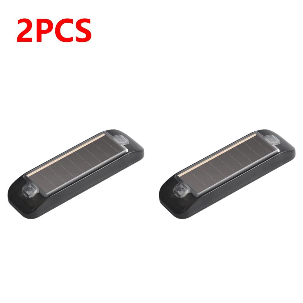 1-3PCS Solar Power Warning Light for Car Motorcycles LED Flashlight Indicator In-Night Caution Strobe Warning Light Running Lamp