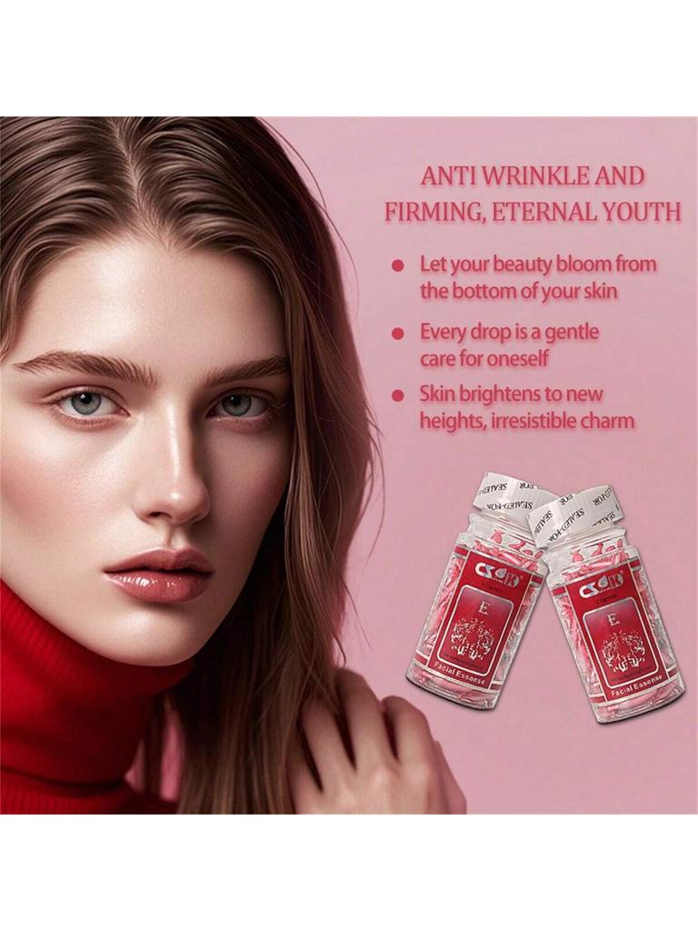 90Pcs Set VE Rejuvenating Moisturizing Essence Facial Capsules - Deeply Rejuvenating And Revitalizin