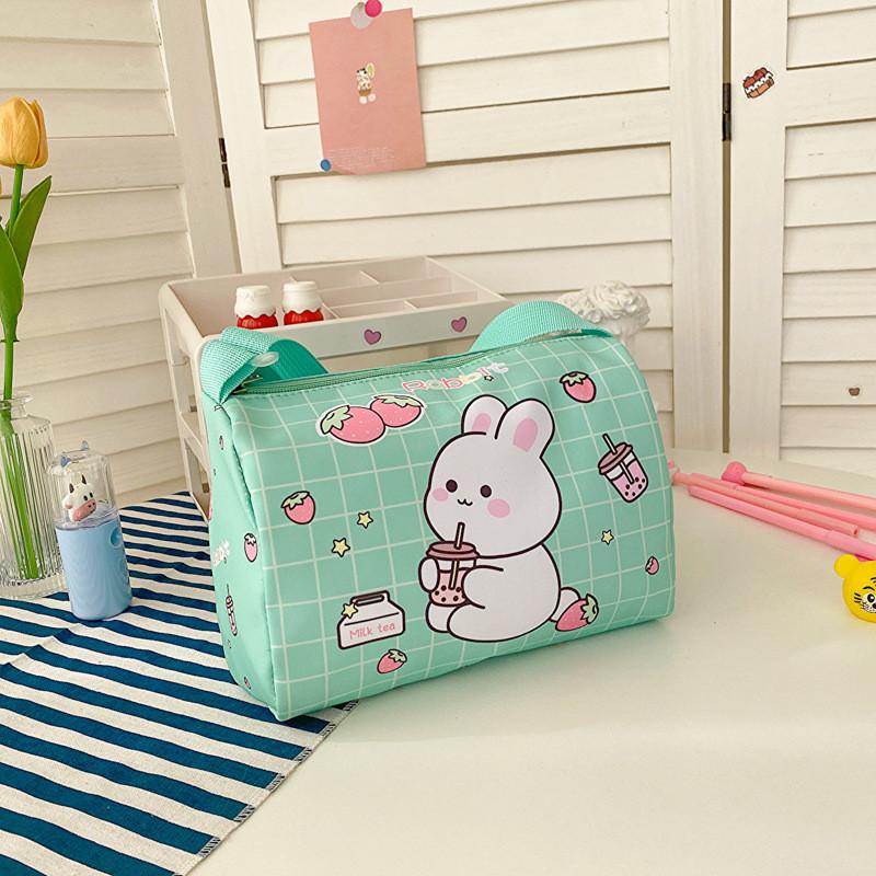 Adorable Cartoon Rabbit Children's Pillow Bag Perfect For Girls Stylish And Fun