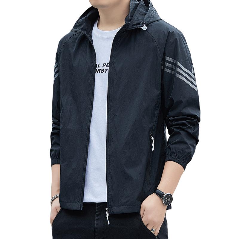 Ice silk sunscreen clothing men's summer outdoor breathable anti-ultraviolet waterproof fishing sunscreen clothing skin clothing jacket