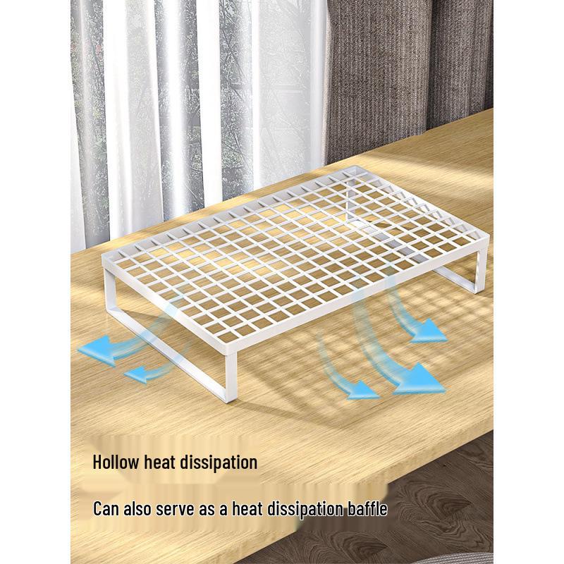 Adjustable Laptop Cooling Stand and Desktop Rack