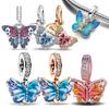 copper Colors Colorful Butterfly Dragonfly Charm Bead Charms Bead Charms Compatible With Authentic Bracelets Do It Yourself Fine Jewellery Gift for Wo
