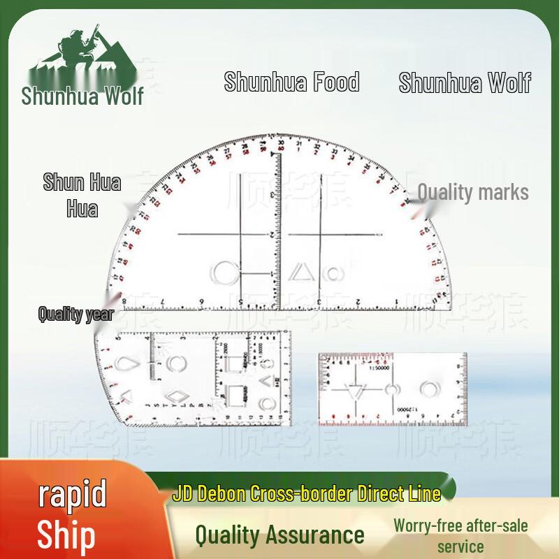Military Topography Ruler Kit
