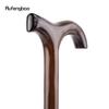 Brown Wooden Single Joint Fashion Walking Stick Decorative Cospaly Cane Halloween Mace Crutch  Wand Crosier 92cm