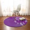 Bohemian Colorful Dreamcatcher Sunset Round Carpet Watercolor Style Circle Rug Bedroom Living Room Floor Mat Chair Pad Doormat