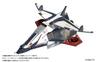 HMA "Ultraman 80" UGM Main Fighter Silver Gull Plastic Assembly Model Kit