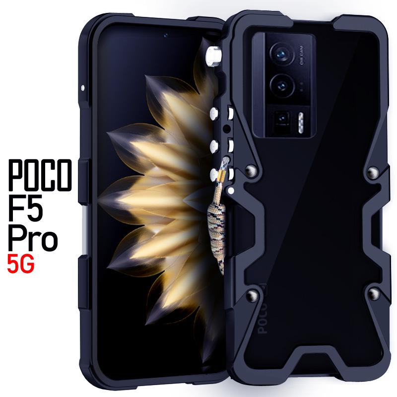 

Armor Screw Metal Frame Shockproof Cover For POCO F5 Pro 5G Aluminium Bumper Cases Heavy Duty Fundas POCO F5 5G POCO F5 Pro 5G
