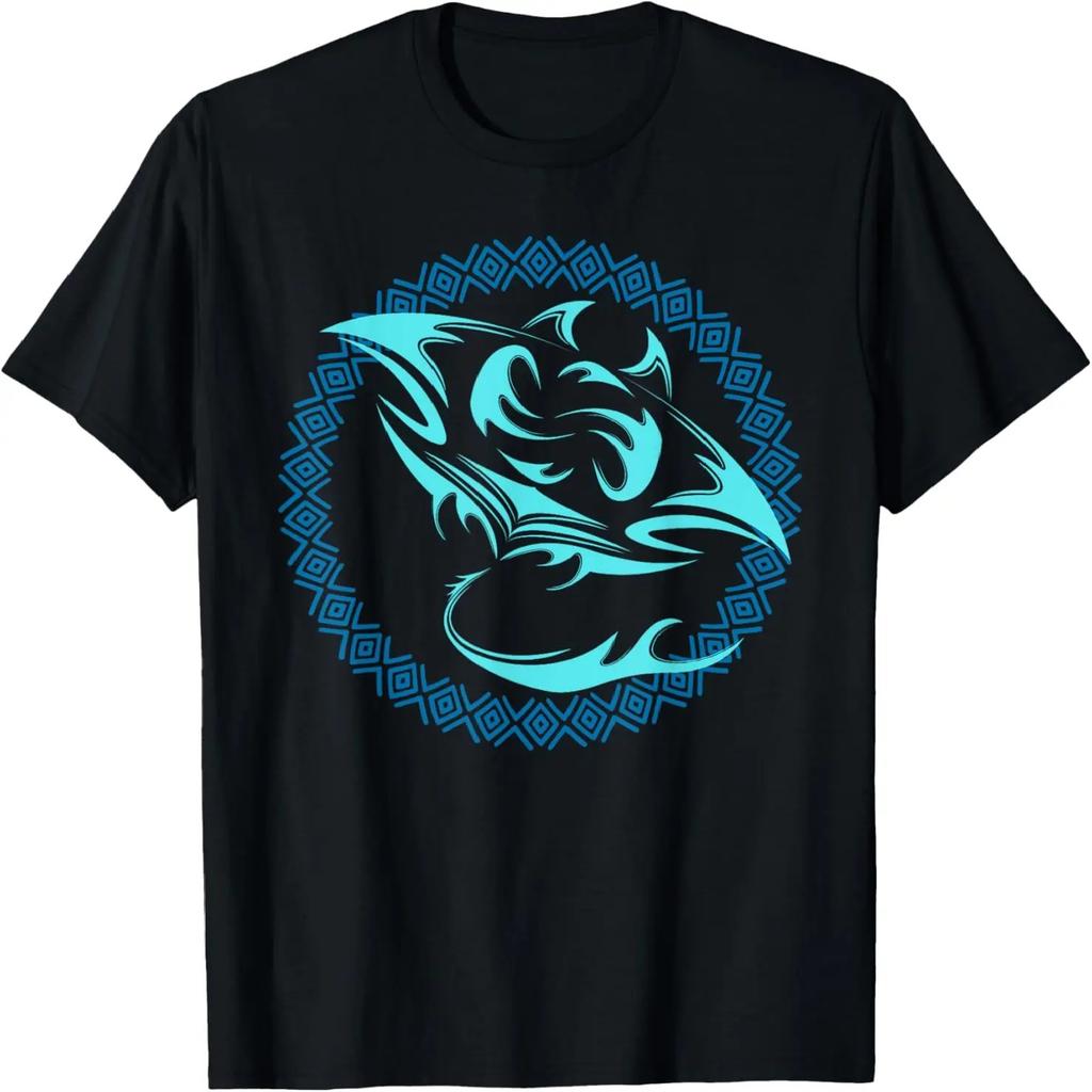 Tribal stingray, Hawaiian Polynesian Tattoo style stingray T-Shirt