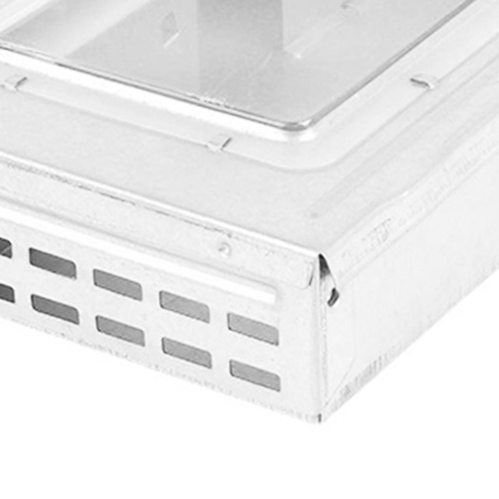 Mouse Trap Reusable Large Space Perspective Window Mechanical Metal Bait Box Catcher Cage for Indoor Outdoor