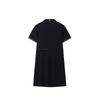 Fila Heritage Fashion Casual Versatile Short Sleeve Dress Women Dresses Legendary-Blue F61W638301FNV