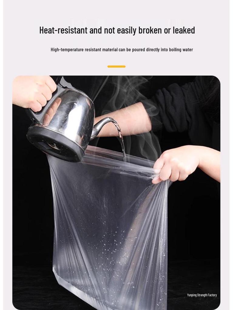 Gruba Jednorazowa Plastikowa Wkładka do Wanny - dla Dorosłych i Dzieci