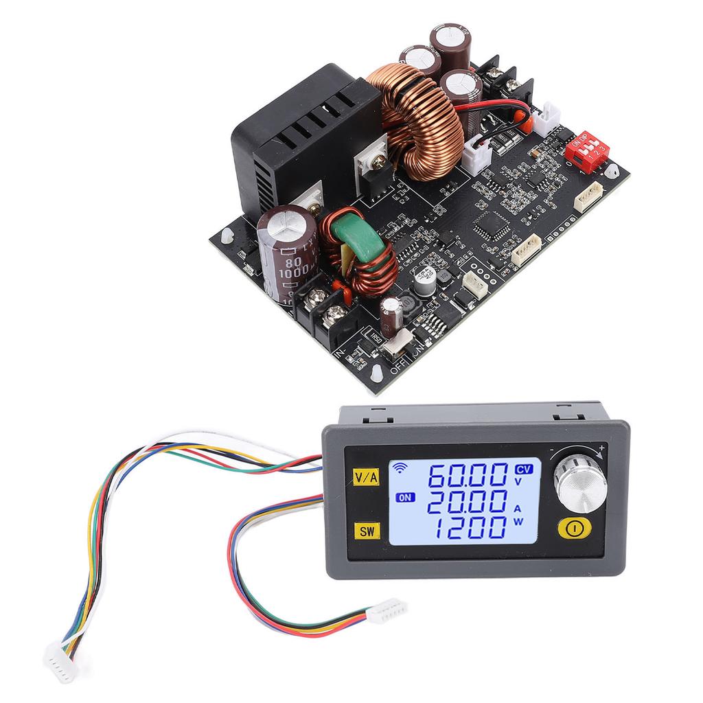 XY6020L CNC Einstellbares DC-Spannungsnetzteil 20A 1200W Konstantspannungs-Abwärtsmodul 5V 9V 12V 24V 36V 48V 60V