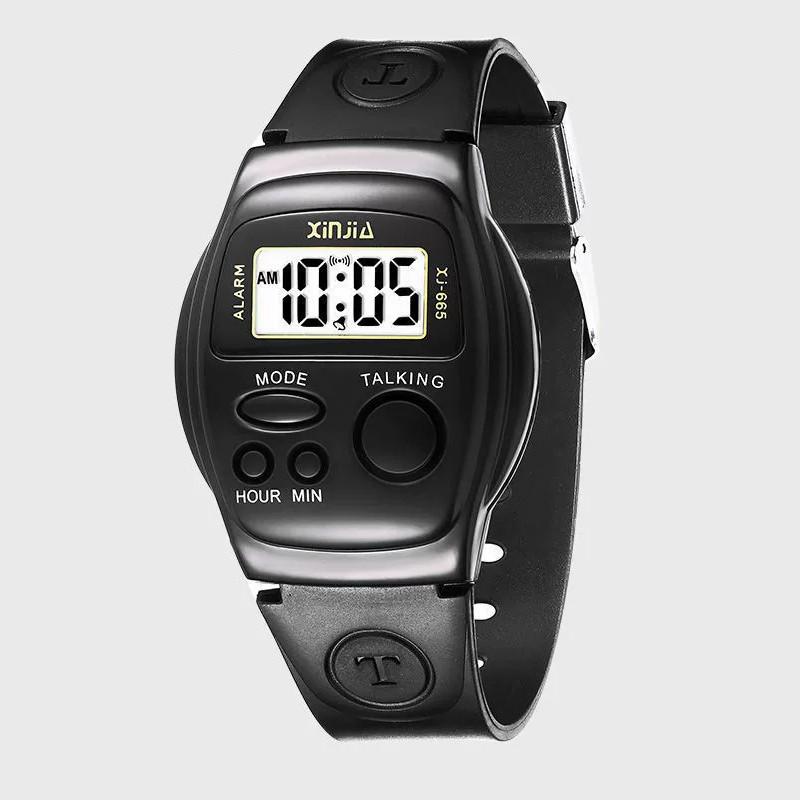 Digital Voice Alert Watch With Clear Display Daily Use Shock Proof Watches Gift