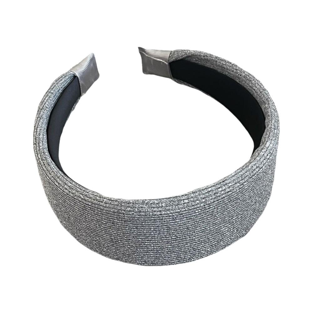 New Candy Color Extra Wide Headbands Fabric Covered Non-slip Hairbands Thick Head Hoop Women Girls