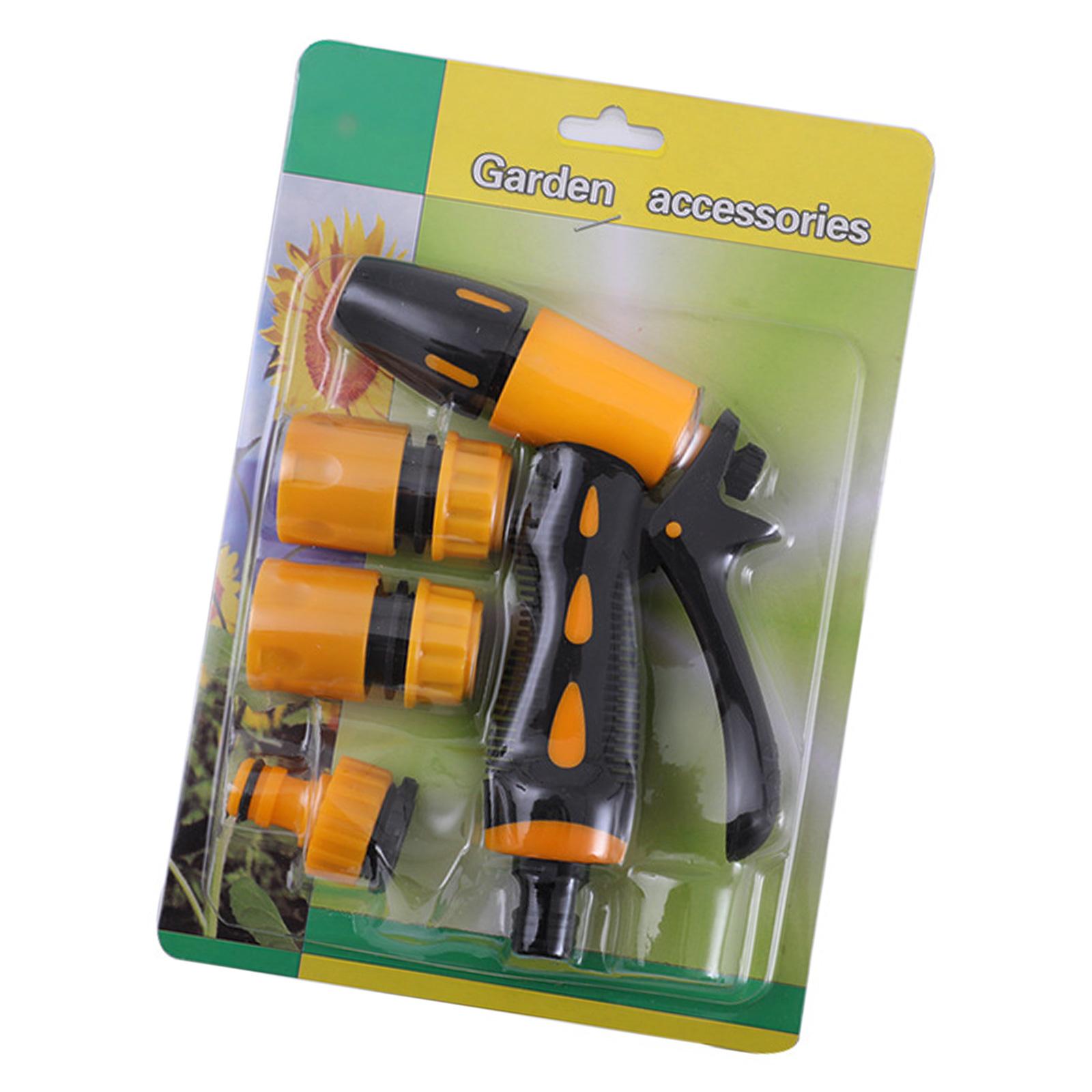 

4 шт. Водяной пистолет высокого давления с 3 насадками Пистолет для мойки автомобиля Садовый водяной пистолет Инструмент для мойки автомобиля для мойки высокого давления 3