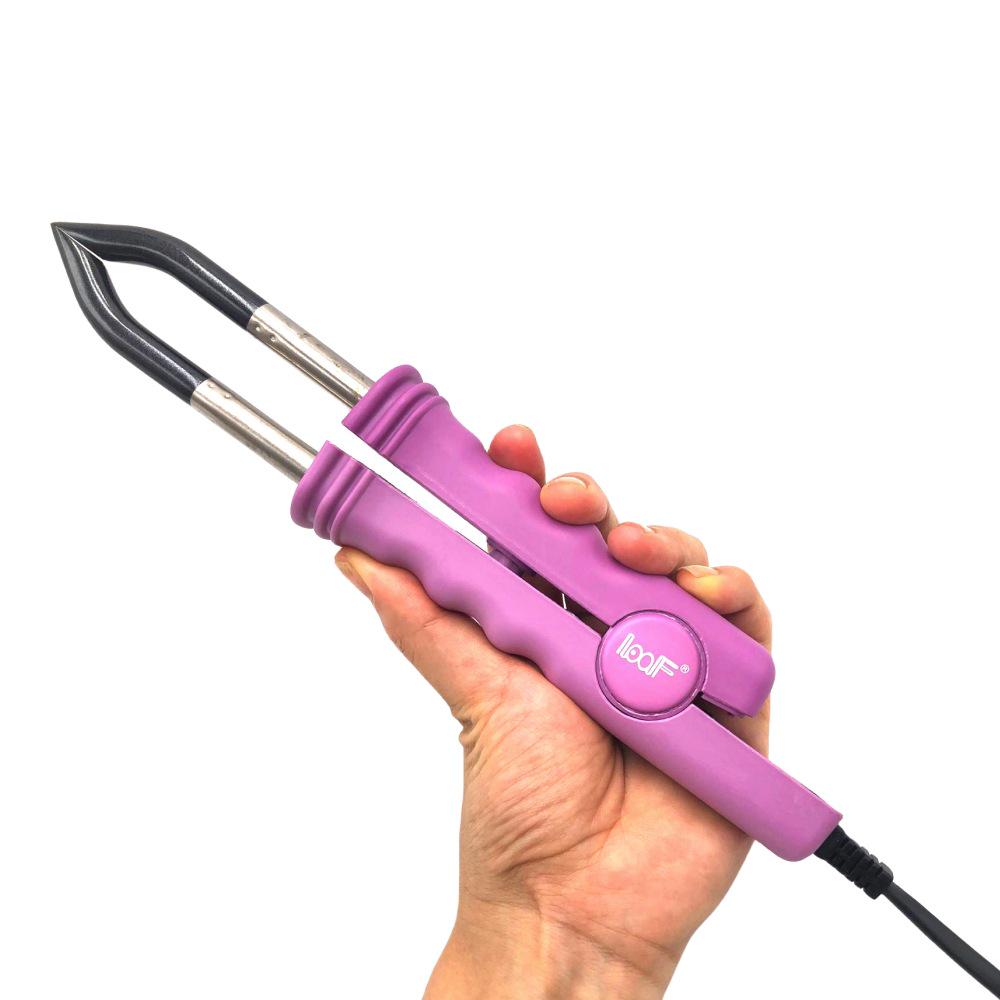 Pinze Riscaldanti in Teflon a Temperatura Costante Senza Residui per Estensioni dei Capelli