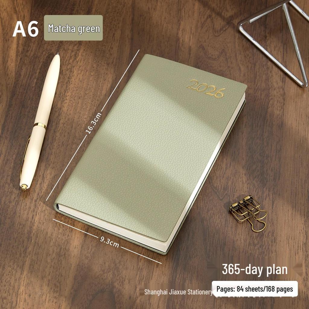 2026 A6 Daily Planner: Portable Diary for Work & Study