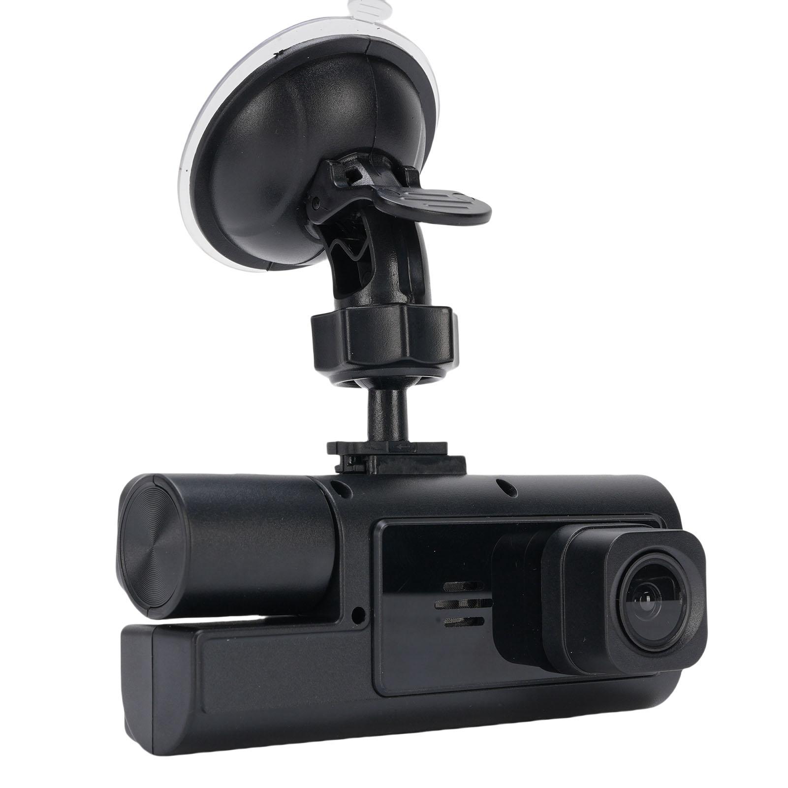

3 Channel Dash Cam 1080P HD 170 degrees Wide Angle WiFi Front Rear Inside Car Driving Recorder DVR with 2 Inch LCD