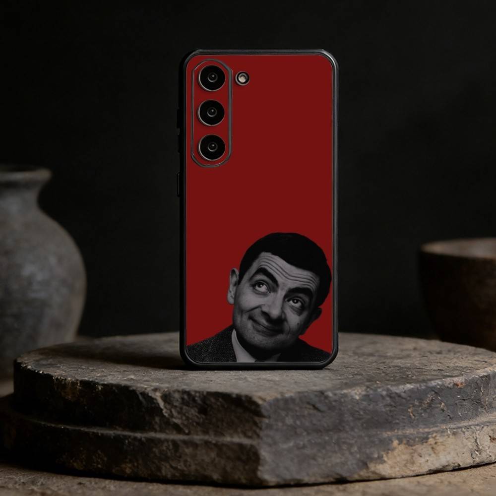 

Funny Mr B- BeanS Phone Case For Samsung Galaxy A91,80,73,72 ,71,53,52,32 ,31,22,21s,20,Soft Black Case Samsung a32 4g