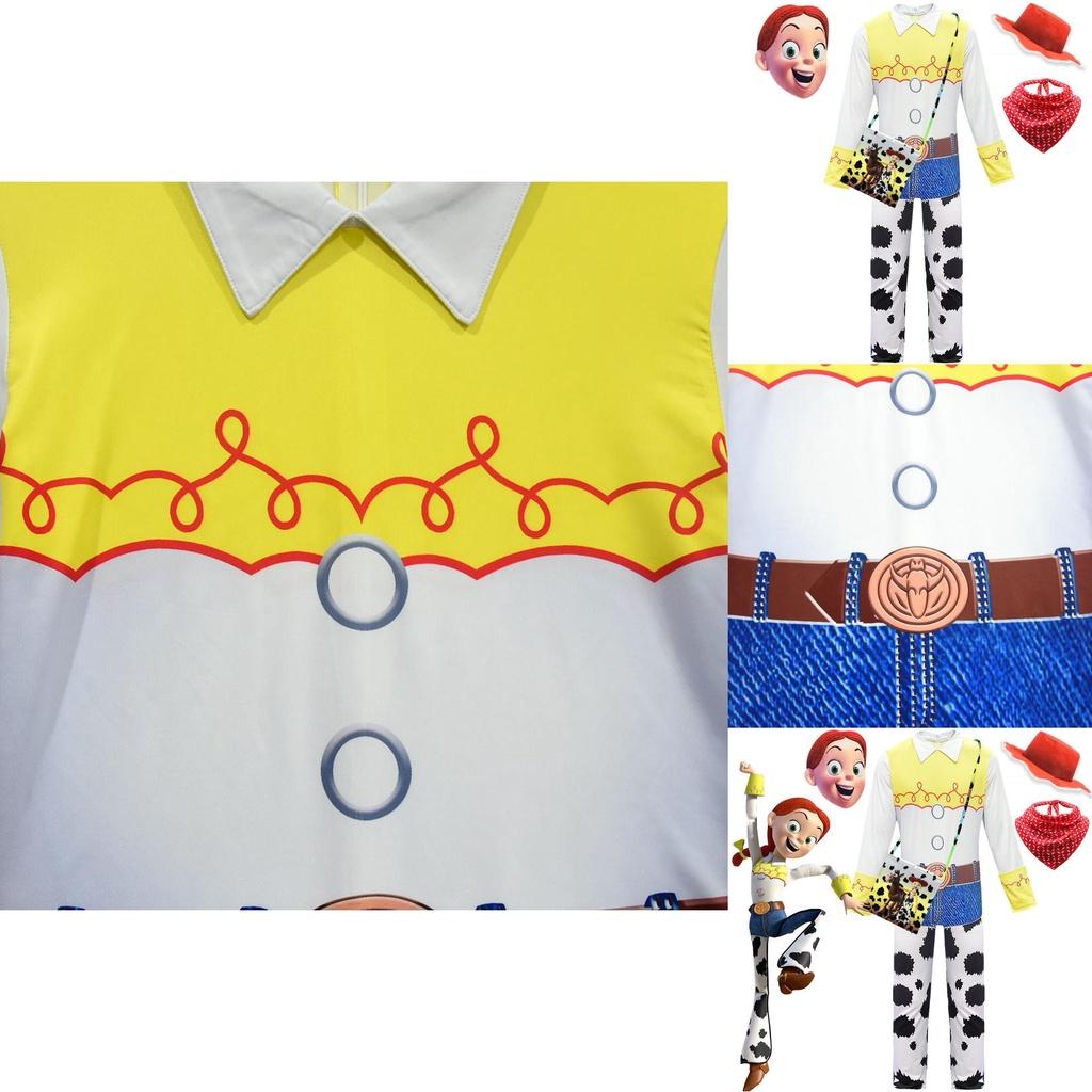 Adorable Toy Story 4 Girls Tsui Cosplay Jumpsuit Costume For Playful Dress-up Parties