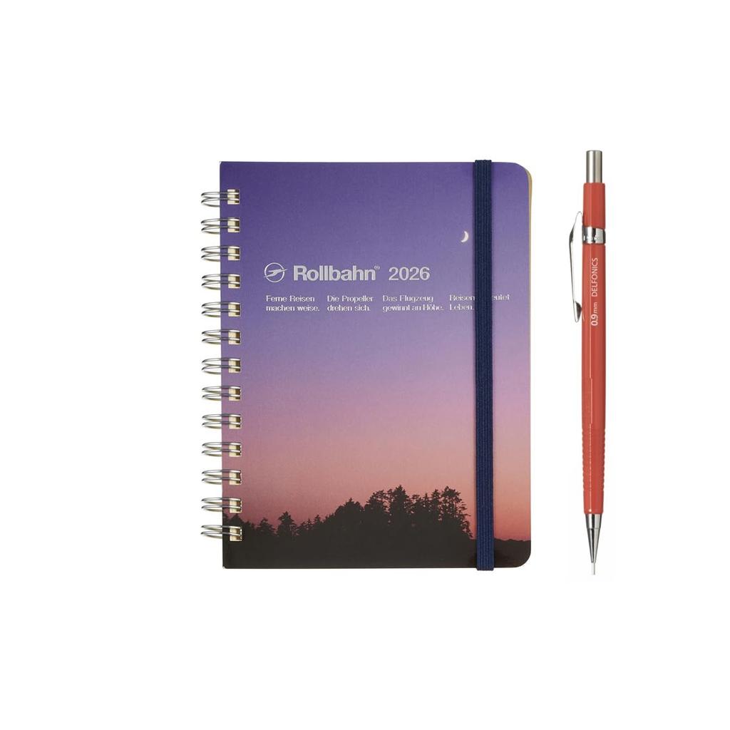 [Delfonics Planner 2026 Edition / Starting October 2025] Rollbahn Calm Diary M Monthly Planner (A (Forest))