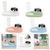 Automatic Cat Water Dispenser and Food Bowl Set Tilted Raised Feeding Bowls