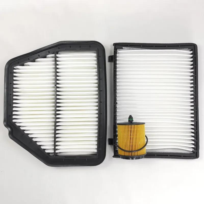 set filters for 2012-2014 Chevrolet Captiva 2.4 air filter cabin Air conditioning filter +oil filter 96628890 96440878