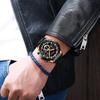 CURREN Herrenuhr Blaues Zifferblatt Edelstahlarmband Datum Herren Business Wasserdicht Herren Armbanduhren