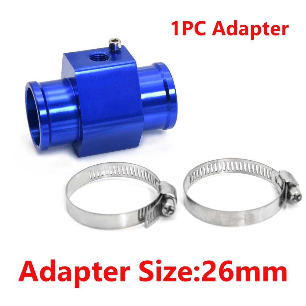 HD 26~40MM Adapter Size Water Temp Gauge Radiator Temperature Water Temp Joint Pipe Sensor Hose Adapter sensor de temperatura