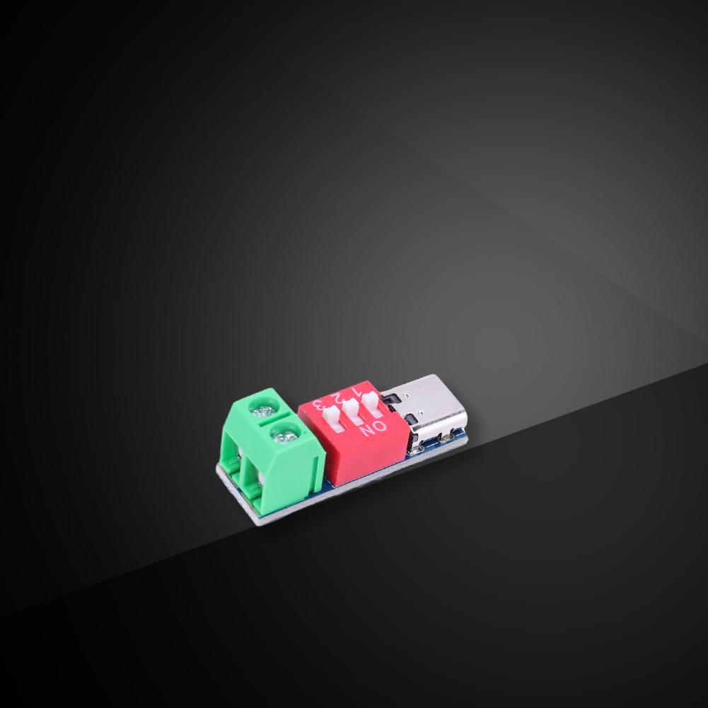 Charging Test Module 5-20V Adjustable Charger Power Delivery Boost Module USB Type-C Voltage Connetor Power Supply Accessories