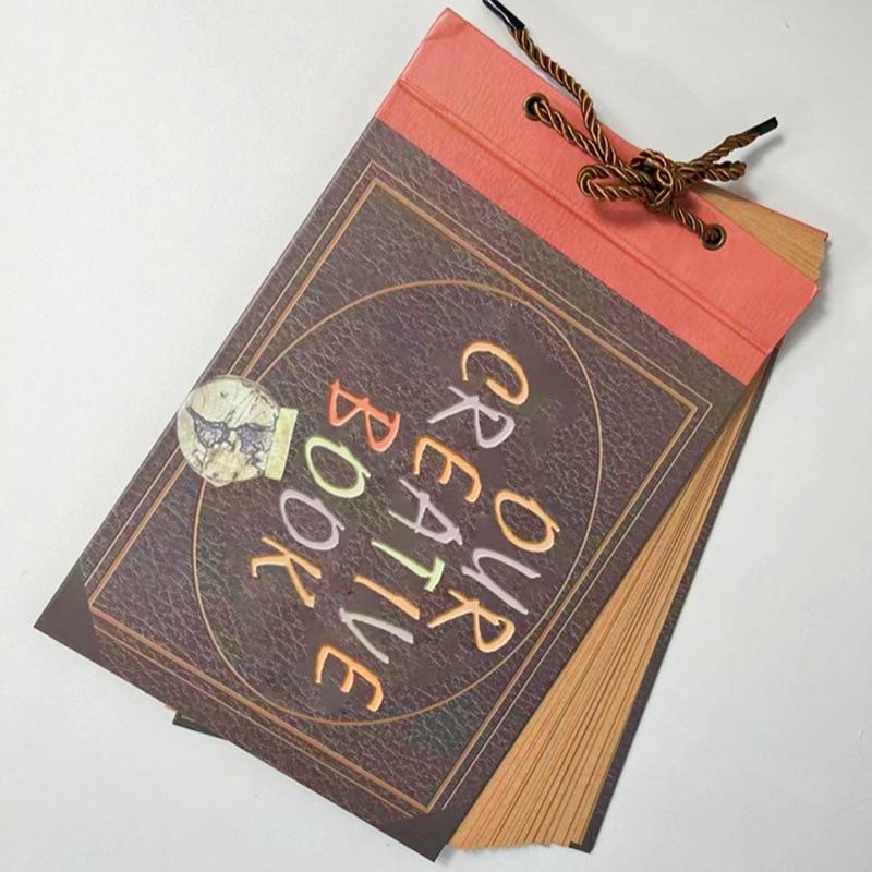 

Selling Our Adventure Album Diy Vintage Scrapbook Tether Loose-Leaf Album Album