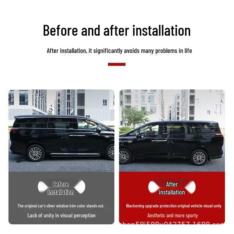 Wey Gaoshan Black Warrior 7/8/9 Car Exterior Window Trim Kit