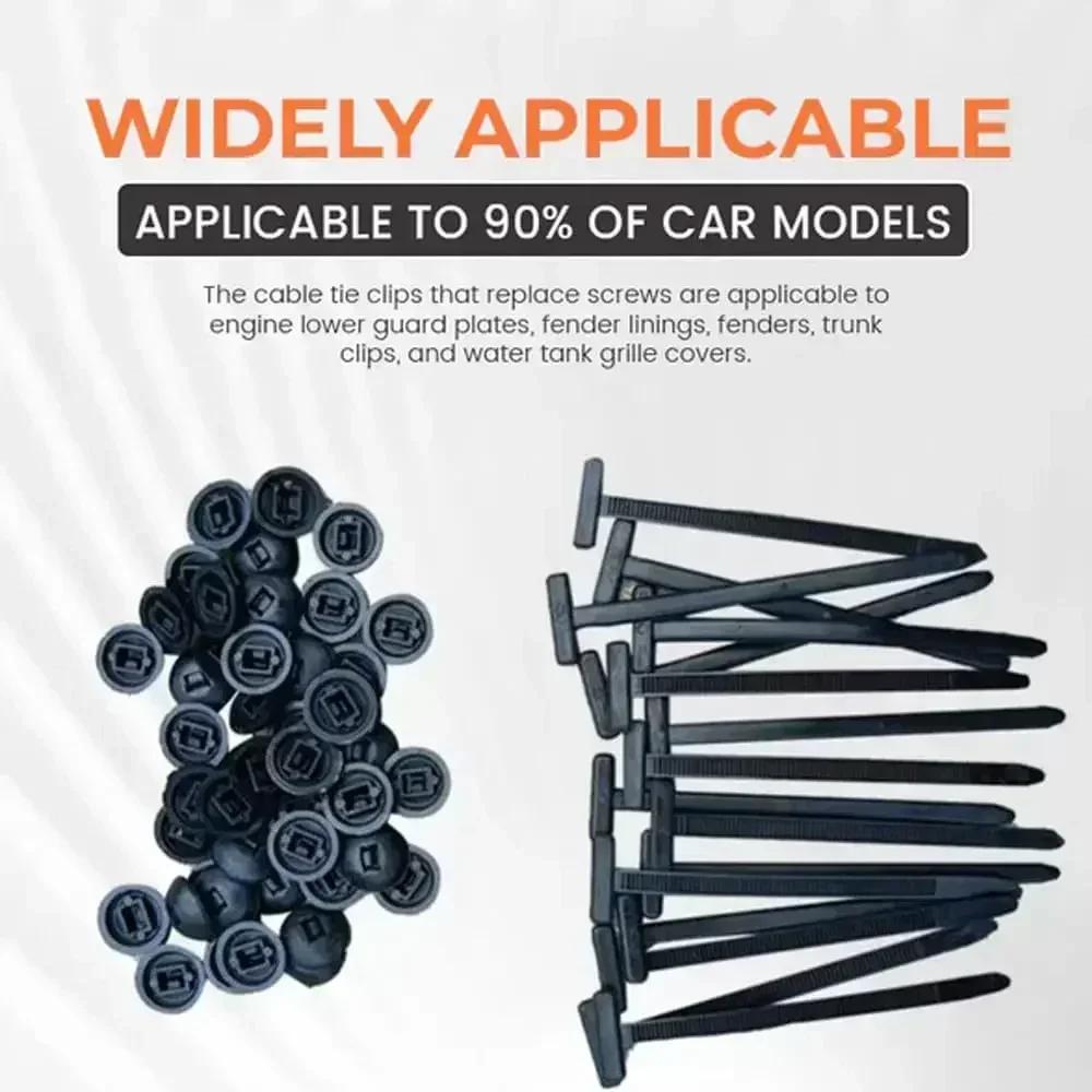 20/50/100pcs Nylon Universal Cable Tie Heavy Duty Self-locking Zip Ties Multipurpose Cable Ties Tool for Car Daily Repair