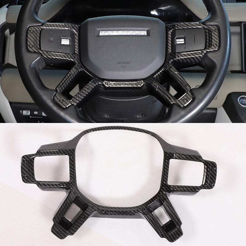 ABS Carbon Fiber For Land Rover Defender 110 2020-2026 Car Interior Modification Protection Cover Decorative Patch Accessories