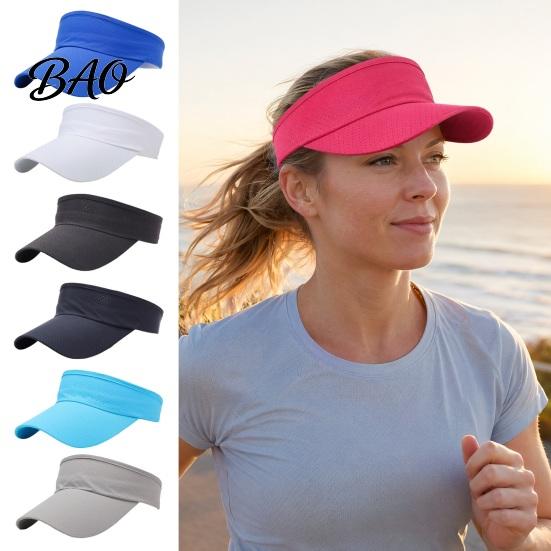 Rutschfeste Trainingsmütze Leere Oberseite Sonnenhut, Schweißabsorbierend Anti-Rutsch Outdoor mit Laufen Gebogenem Schirm, für Sport Tennis Wandern Sommerkappe