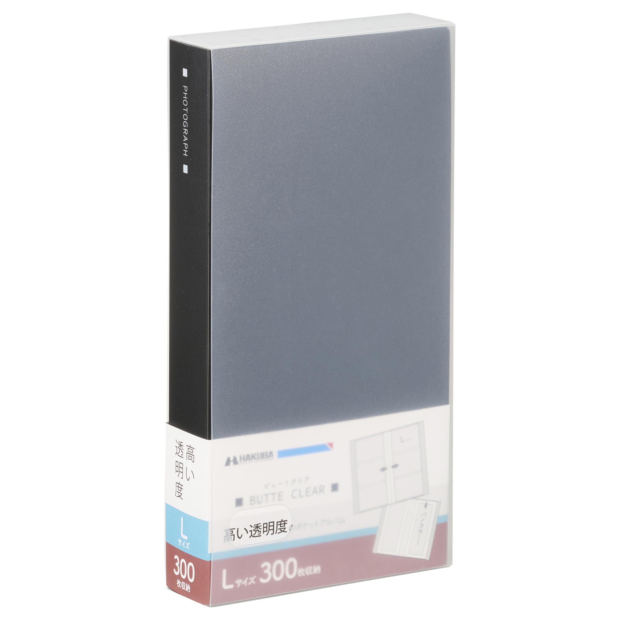 

HAKUBA Beaut Clear 300 Фотосумка-кейс Фото 4977187536218 Альбом карманного типа, [Размер L, листы, черный] Хранение, карманный тип, в комплекте, альбом, чёрный