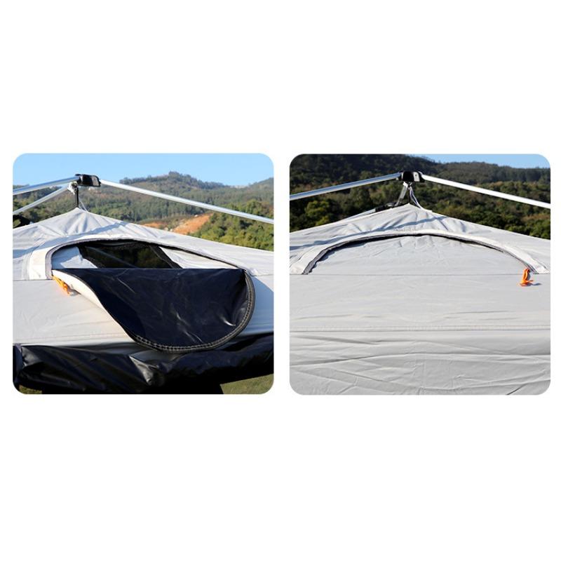 Outdoor Double-Layer Tent Camping Camping Equipment Villa More than Pavilion People Thick and Portable Waterproof and Sun Protection Wild