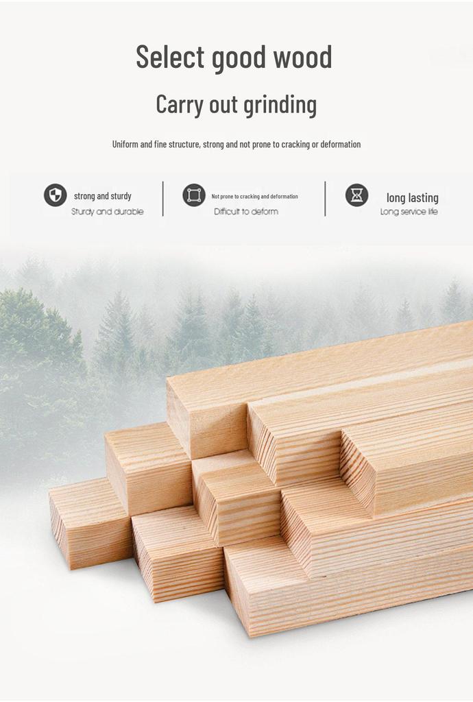 36-Piece Beech Wood Kongming Lock Set: Educational Building Blocks for Kids