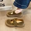 Fashion CRLAYDK Designer Retro Women's Slip On Loafers Hook Loop Casual Dress Flats Ladies Moccasins Slides Comfortable Walking Shoes