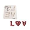Valentines Day Theme Silicone Molds for Candle Soap Making Chocolate Fondant Silicone Mold Candy Chocolate Silicone Mold