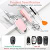 PIFOOG For Hyundai Elantra Key Fob Cover    Palisade 5 Buttons Car Keys Case Shell Protector Full Covers Pink Bling Keychain Accessories Girly Women