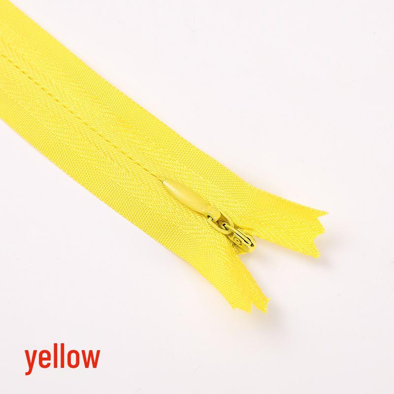 Zinc Alloy Pull Tab No. 3 Invisible Nylon Edge Zipper