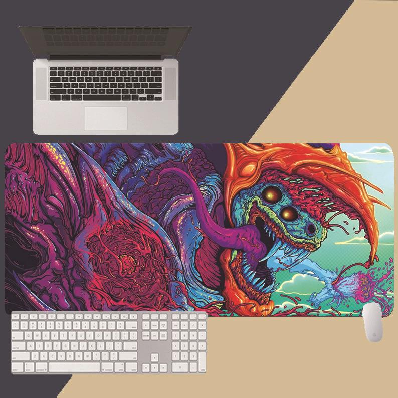 Game Table Mat Mouse Pad Anime Office Computer Keyboard Pad Girl Cartoon