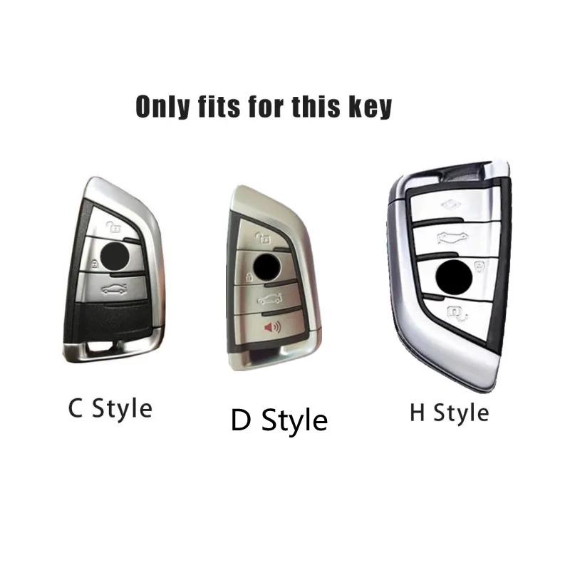 Hot 2025 Carbon Fiber Car Key Case Cover Shell Fob For BMW X1 X3 X5 X6 G20 G30 G01 G02 G05 F15 F16 G11 F48 1 3 5 6 7 8 Series Ac