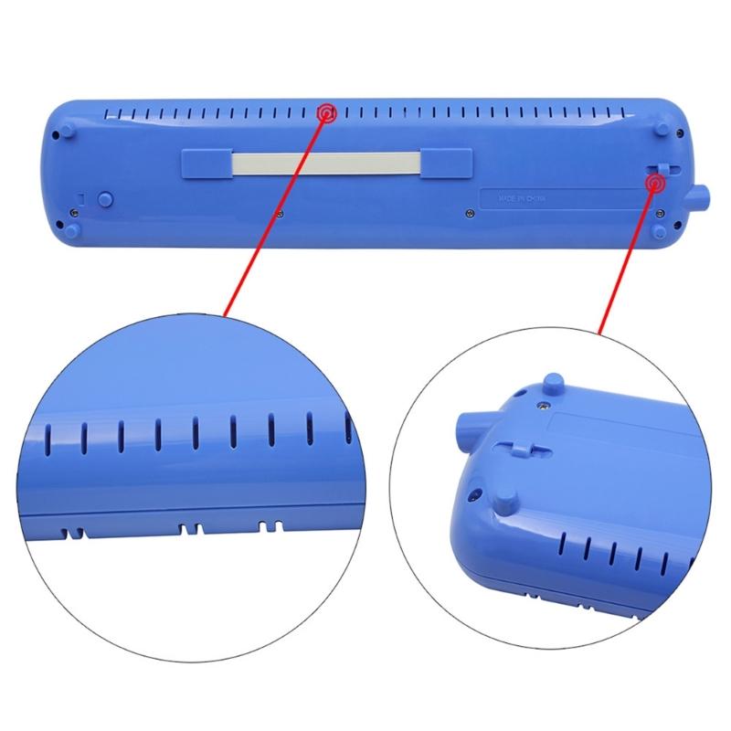37 Key Harmonica Melodica Wind Musical Instrument Air Piano Keyboard with Portable Carrying Bag for Adults Students