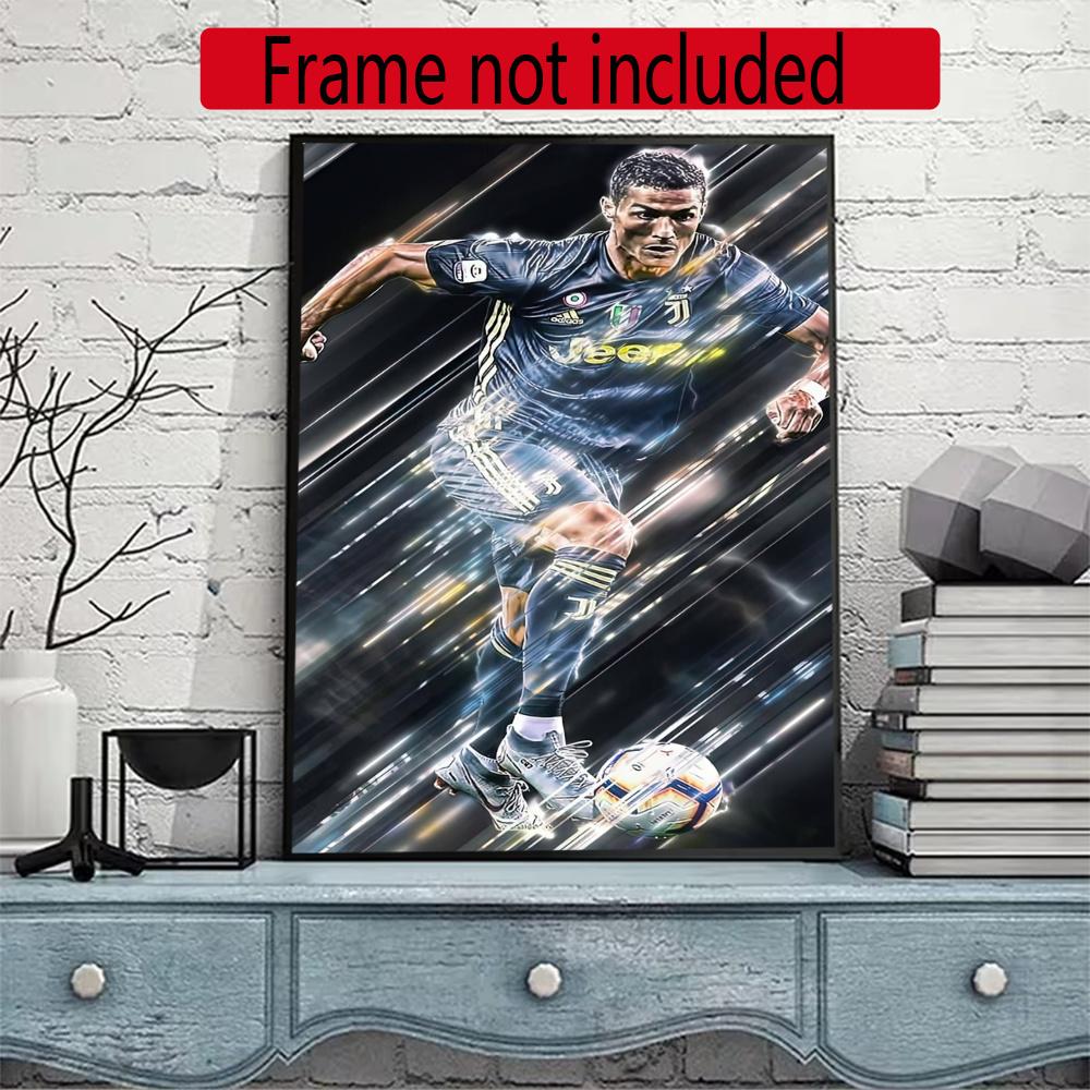 Juventus 5D Round Diamond Painting Kit Diamond Embroidery Painting Rhinestones Mosaic Frameless Handwork Decoration Arts