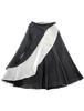 Daydance Ballet Long Wrap Skirt for Lace Chiffon for Dance and Fits Heights Black and White Skirt, Adults, Skirt, Lessons, Wear, Performances,