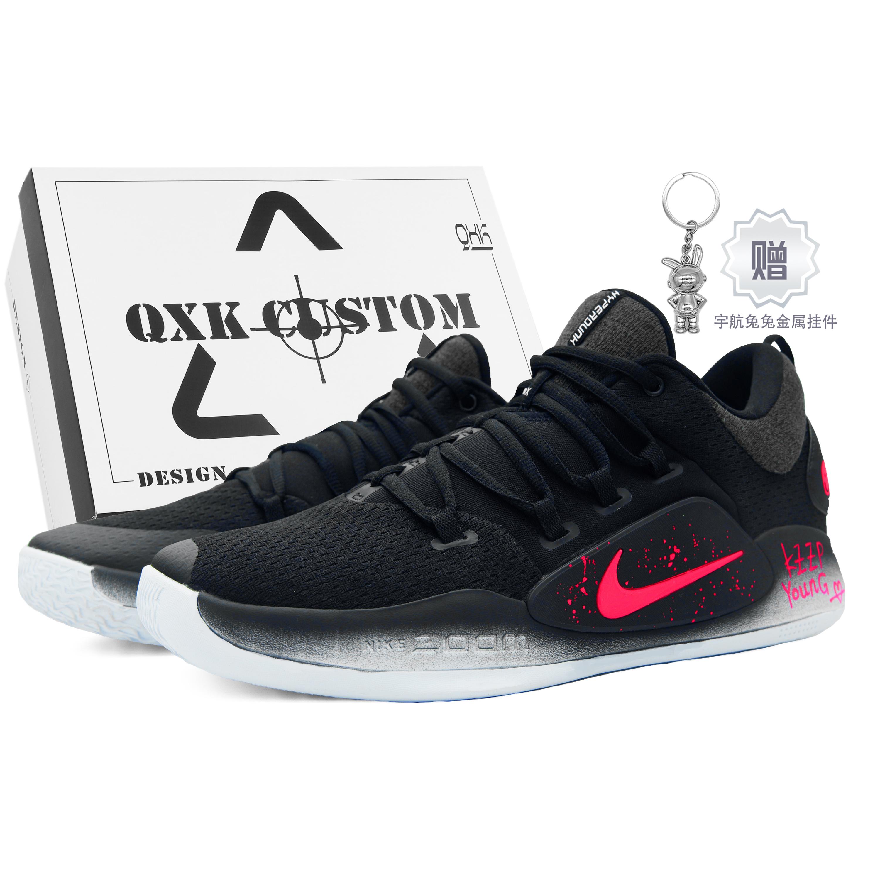 Nike Hyperdunk X Basketball Shoes Men s Low top Black/Pink AR0465-003(Team63-SBOX) 40.5