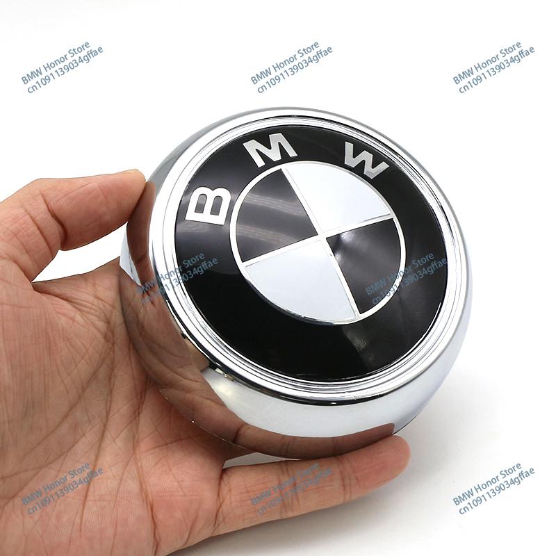 For BMW 1 W E82 For BMW Blue and White Logo X6 E71 F16 X3 F25 X5 E70 F15 X4 F26 1Pcs 3D ABS Chrome Black Rear Trunk Emblem Badge With Base